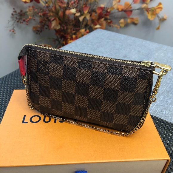 Rare Mini Pochette Translantic In Damier Ebene - Picture 2 of 8
